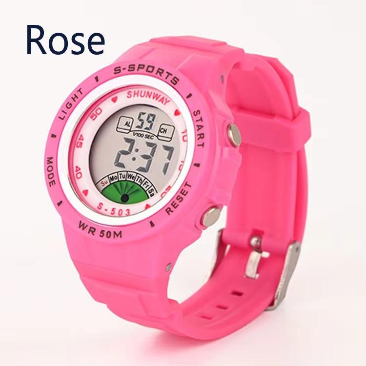 UTHAI CE02 Kids Children's Watch Electronic Quartz WristWatch for Boy Girl 50m Waterproof Student Sports Watches Colorful Reloj