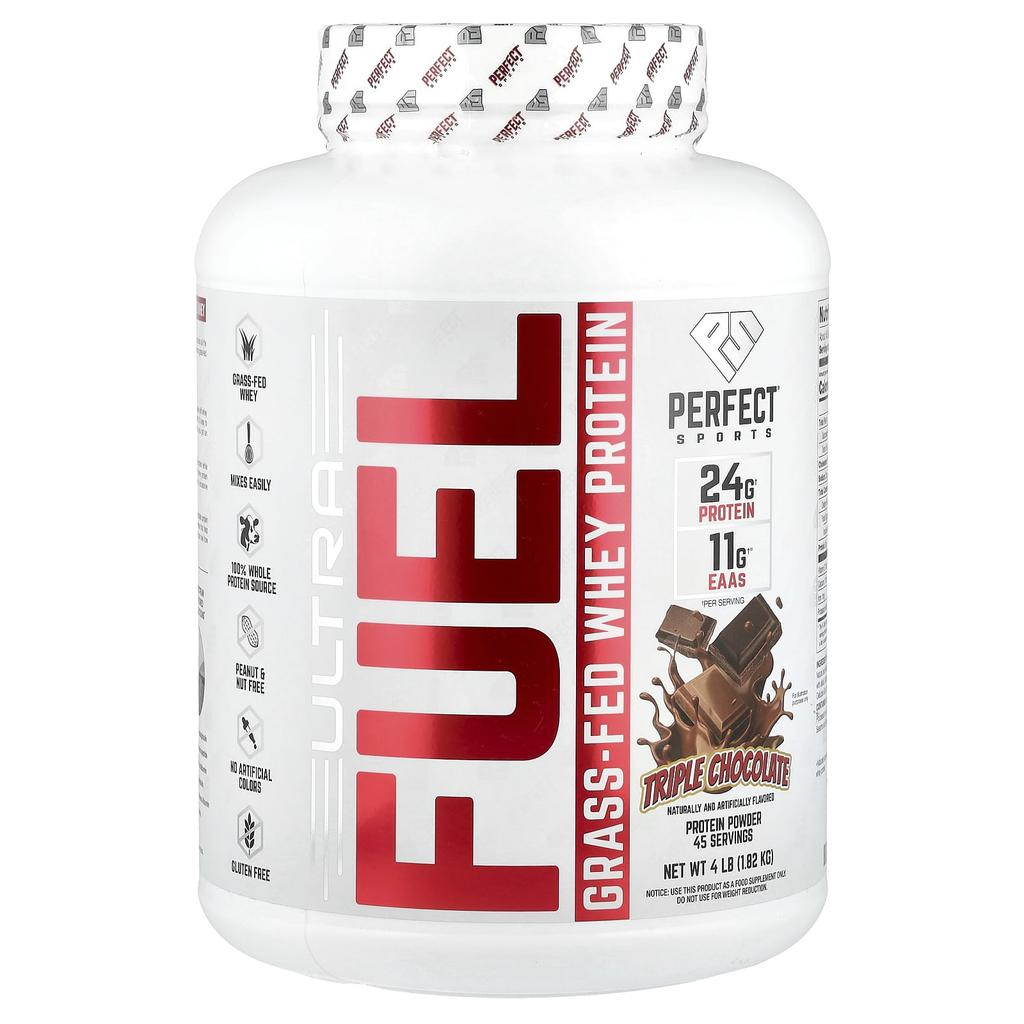 Ultra Fuel, Grass-Fed Whey Protein, Triple Chocolate, 1.82Kg (4Lb)