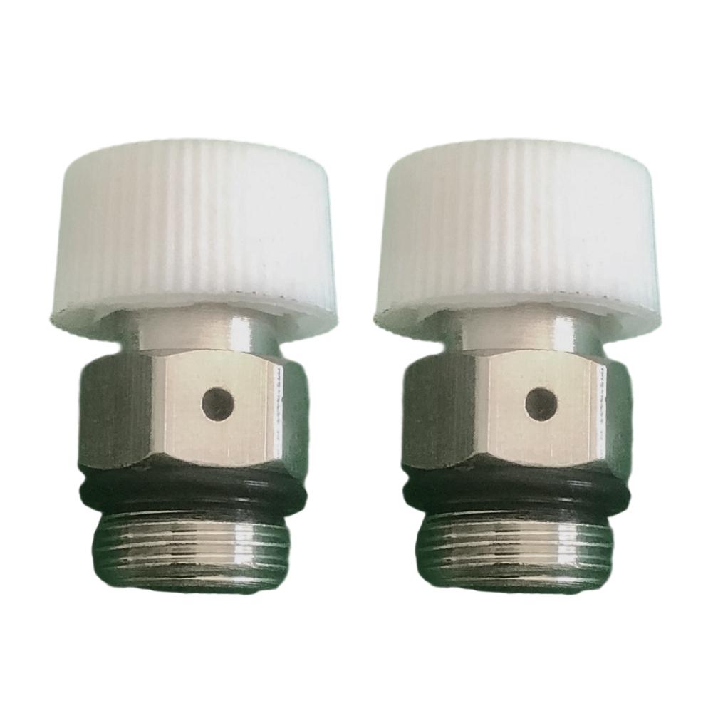 2Pcs Radiator Bleed Valve 1/2 Inch 1/4'' 3/8'' Brass Automatic Bleed Valve Drain Valve With Plastic Head For Heating Systems