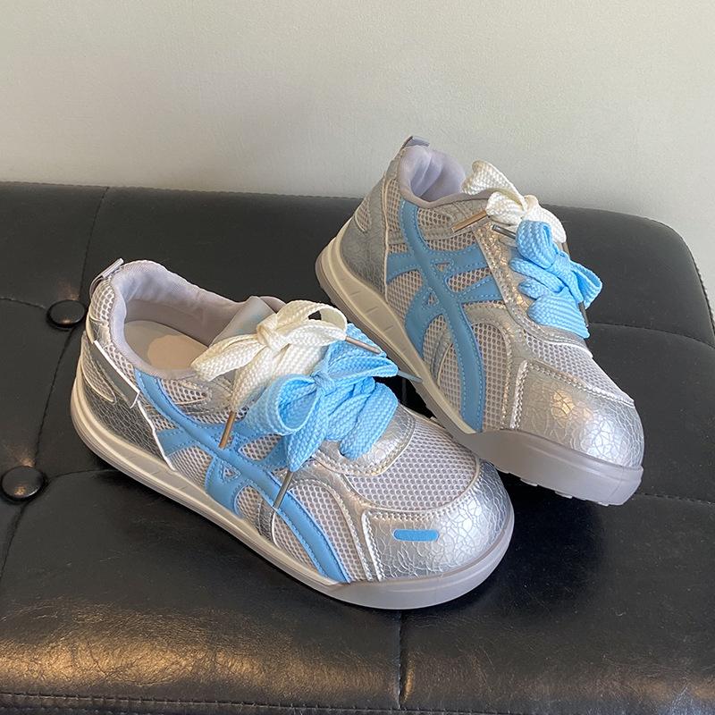 Thick-soled German Training Shoes Women's Small White Shoes Women's Mesh Breathable 2025 Spring and Summer New Trendy Casual Shoes Sports Shoes