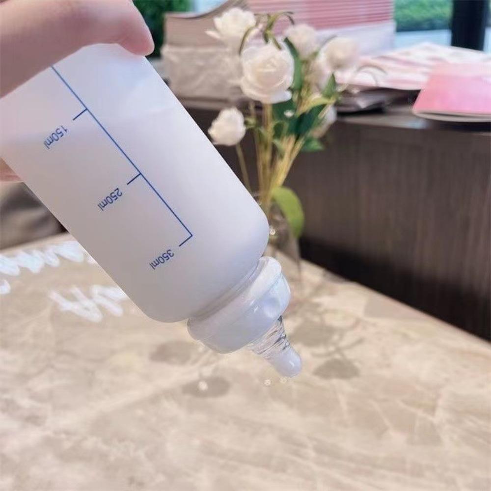 400ml Portable Straw Cup Strawberry Bear Drinking Bottles Cute Water Bottle  Girls Kids Adult