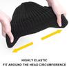 Winter Knitted Hat with Brim and Ear Flaps Women Men Fashion Outdoor Warm Beanie Cap Casual Hats Solid Color Cap Knitting Hats