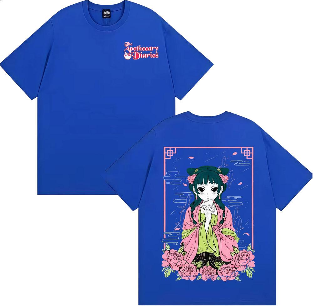 New Anime The Apothecary Diaries Maomao Tshirts Harajuku Fashion Kawaii Cute Tshirt Men Women Retro Cartoon Streetwear T Shirt