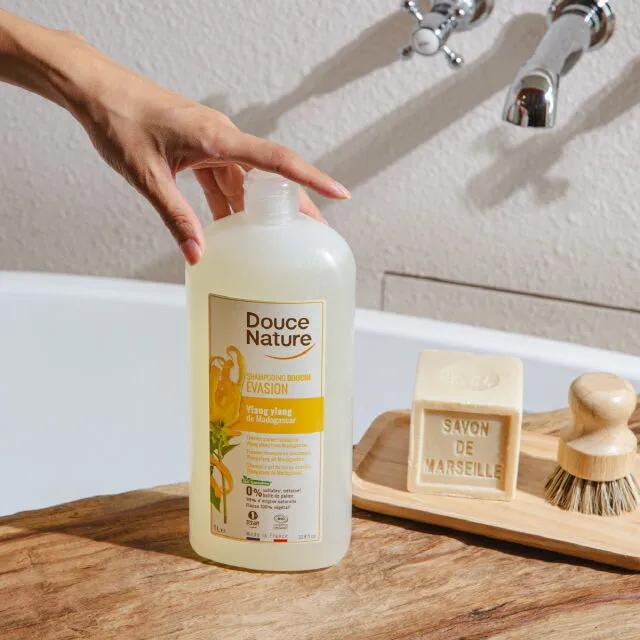 Organic Mildly Acidic Large Capacity Body Wash Ylang Ylang 1000ml Pregnant Women Body Wash