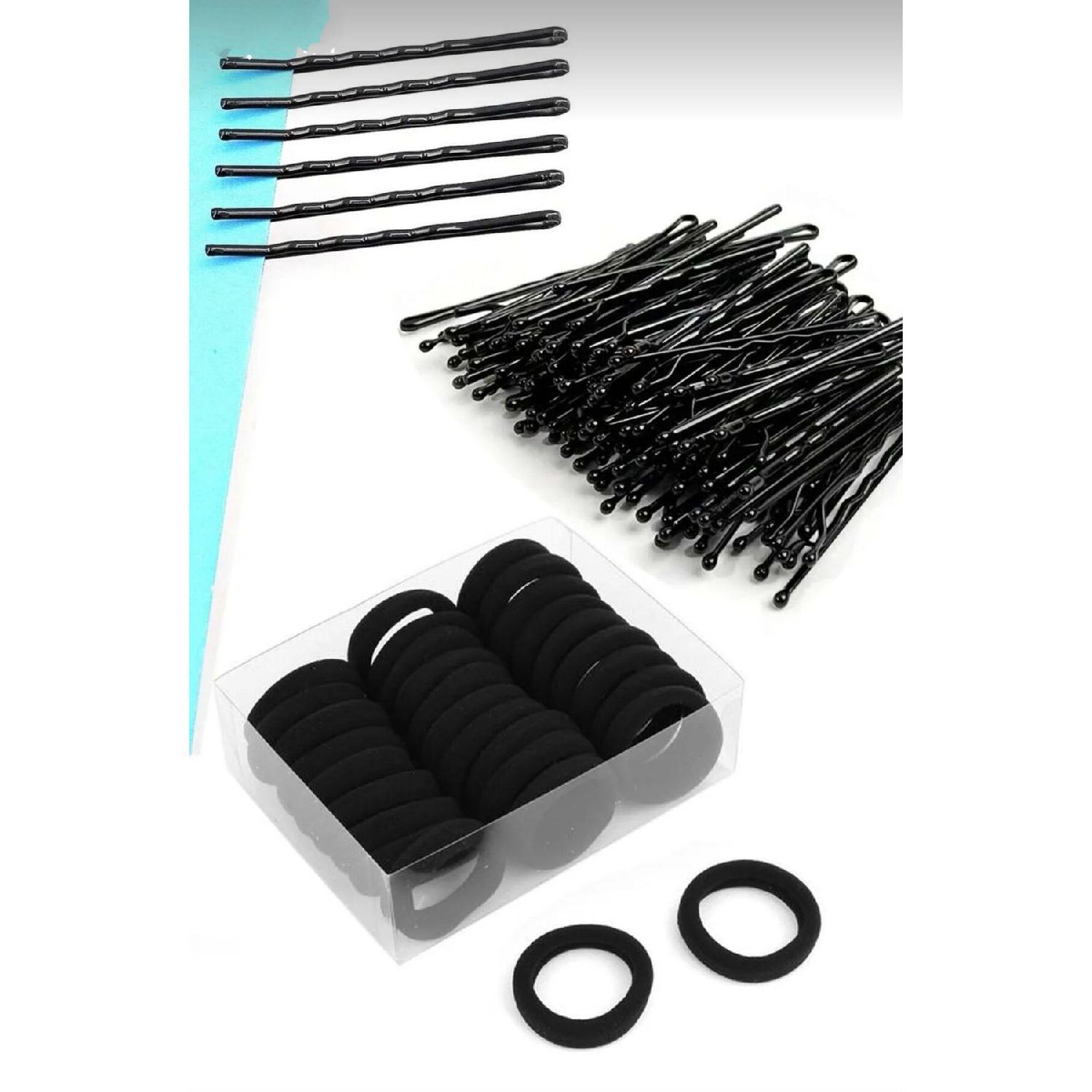 

Women s Black Professional Wire Buckle Rubber Buckle Total 100 Pieces чорний
