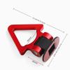 ABS Car Styling Trailer Hooks Simulation Racing Ring Bumper Sticker Decoration Tow Hook Sticker Universal Vehicle Towing Hook