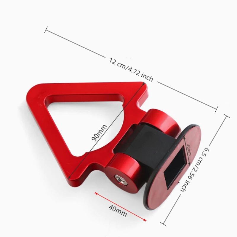 ABS Car Styling Trailer Hooks Simulation Racing Ring Bumper Sticker Decoration Tow Hook Sticker Universal Vehicle Towing Hook