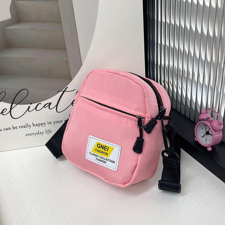 Kleine Canvas-Tasche Damen Crossbody Schultertaschen für Kinder Messenger Münzbörse Cartoon Handy Schultertaschen Telefon Handtaschen