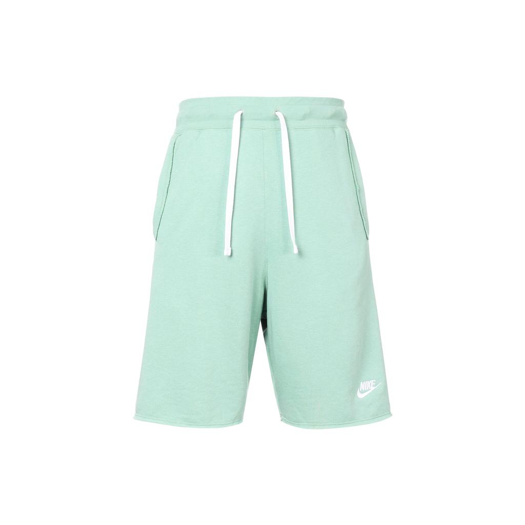 Nike Pantaloni scurți sport Club Fleece cu șnur și culoare solidă pentru bărbați, culoare minerală, DX0767-309