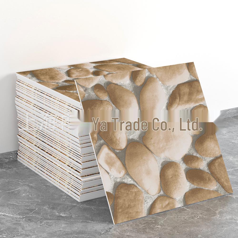 Fliesenimitat 3D Wandaufkleber: Selbstklebende Aluminium-Kunststoff-Paneele für Badezimmer- und Küchenrenovierung.