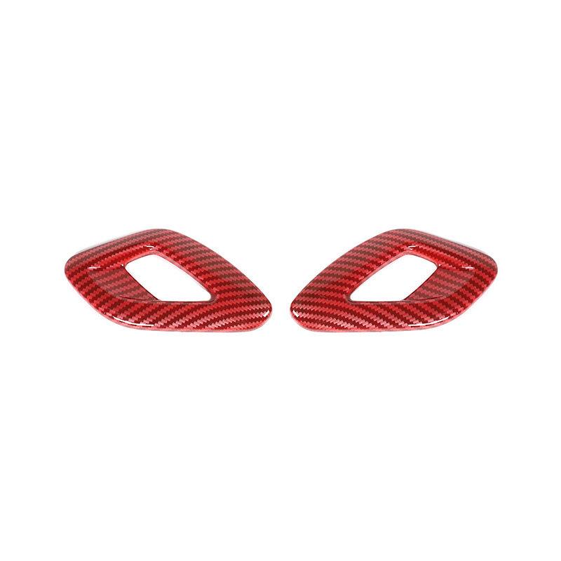 Pegatinas de cubierta decorativa para manija de puerta interior, aptas para Dodge Challenger 2015 Up, accesorios de coche ABS