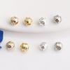 14K Gold-Filled Zircon Inlaid Spacer Beads for DIY Jewelry - Bracelets & Necklaces