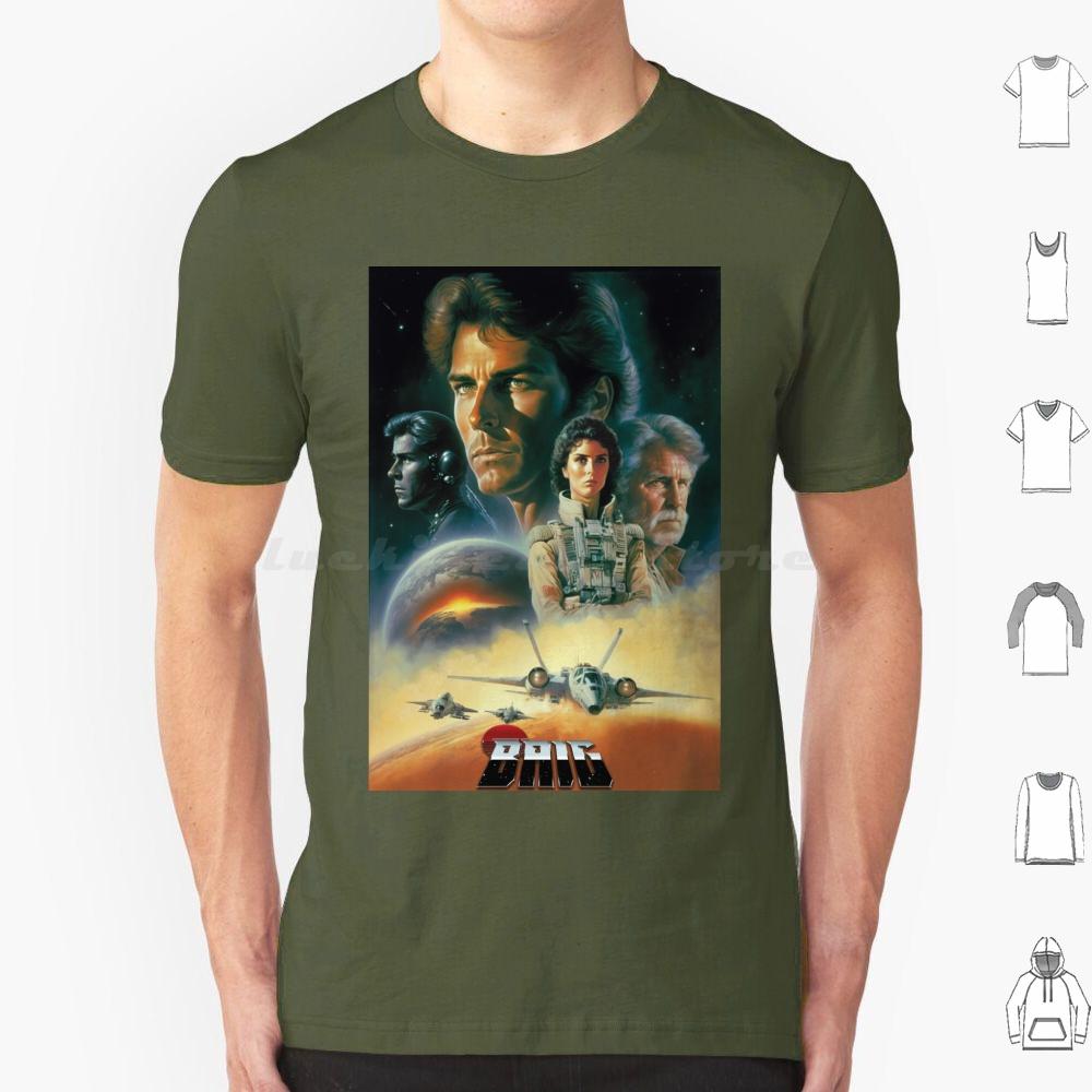 BaigNoors Theme80s SciFi Retro Movie Artwork 7 13 Synthwave Retrowave Scifi 80s T Shirt 6xl Cotton Cool Tee