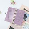 5pcs PP 6 Hole Budget Binder Pockets Transparent Cash Envelope Inserts  Students
