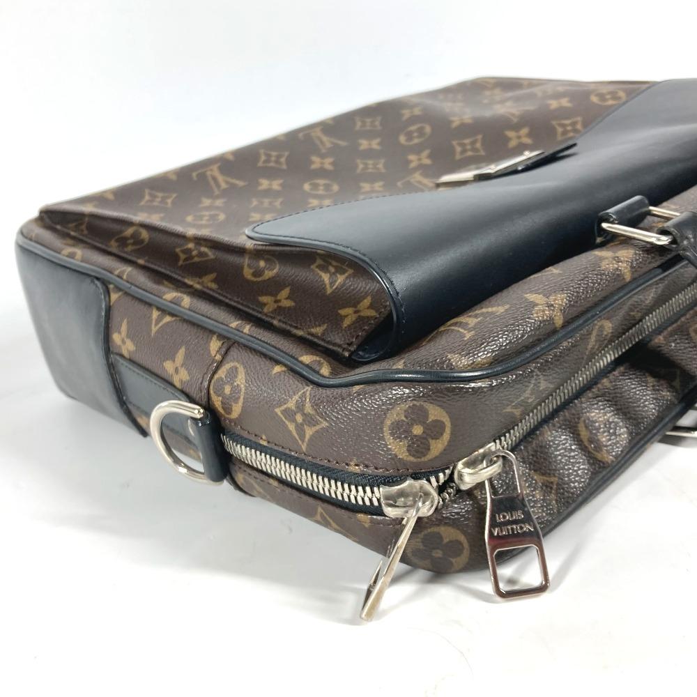 Louis Vuitton M56719 MonogramMacassar Weiche Aktentasche 2WEGE Handtasche Dokumententasche