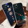 Sky Space planet Moon Stars Universe Case For Apple iPhone 17 16 15 14 13 12 11 Pro Max 16 Plus 16E 17Air Case 17Pro Phone Cover