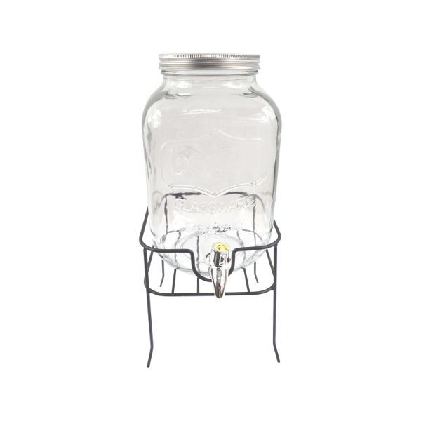 4l Jar with Tap On a Stand