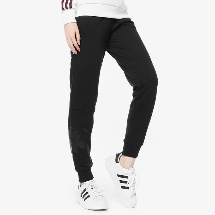 Adidas Neo Casual Running Tapered Sweatpants Women Pants Black DN7406