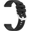 Universal Silicone Strap 18mm, Black