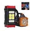 4 Gear Solar Portable Searchlight High Power Flashlight Portable Torch Work Light  Hiking