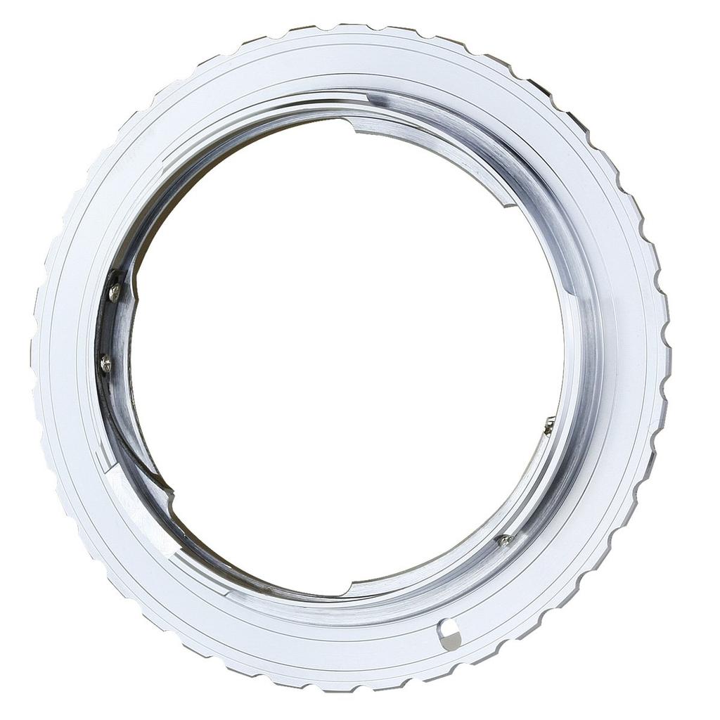 Haoge Lens Mount Adapter for Contax/Yashica C/Y CY Mount Lens to Canon EOS EF EF-S Mount Camera, Silver