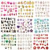 Mixed Color Cartoon Enamel Alloy Pendants for DIY Bracelets & Keychains