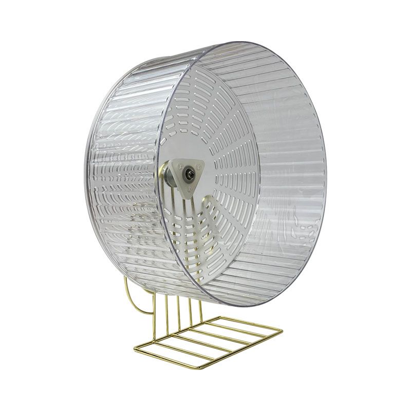 

24 см Большое колесо для бега хомяка Золотой медведь Бесшумный ролик с кронштейном Спортивная игрушка Маховик для ландшафтного дизайна Товары для домашних животных