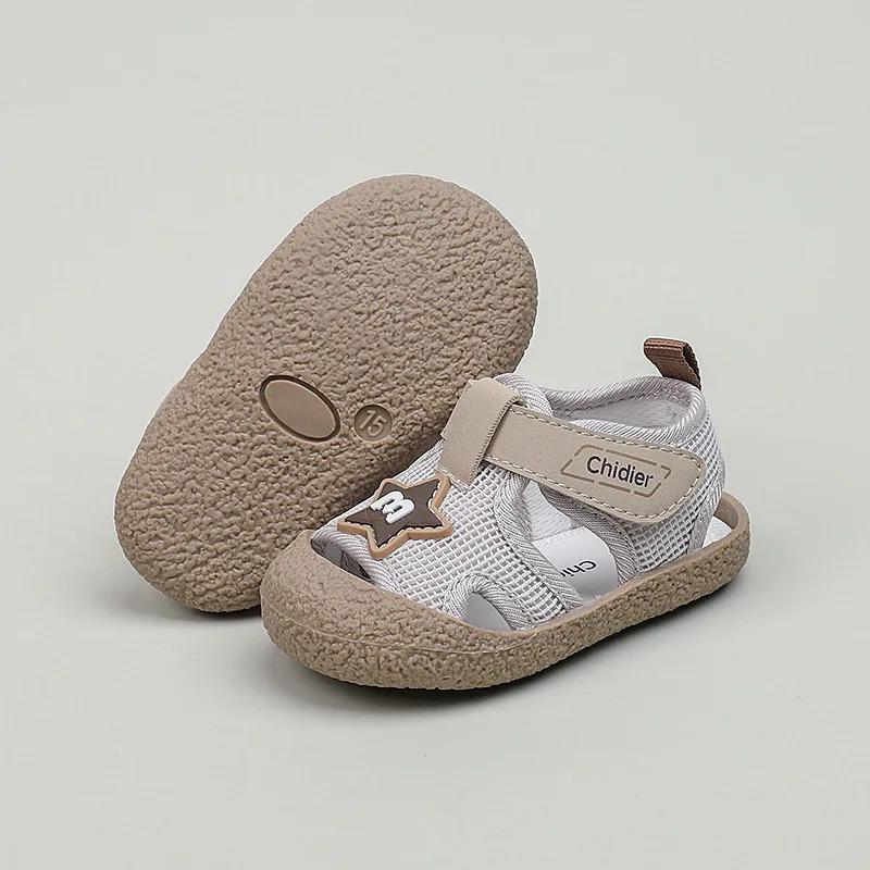 Kids Shoes Baby Boys Girls Summer Sandals Non-slip Soft Sole Toddler Sandals Breathable Sweat Sandals Sneakers