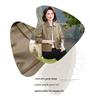2025 Spring Washed Leather Jacket: Fashionable Loose Fit PU Outerwear for Women