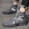 High Top Mens Boots Autumn Winter Men's Shoes Work Safety Sneakers Winter Outdoor Casual Sports Sneakers Male Ankle Boots