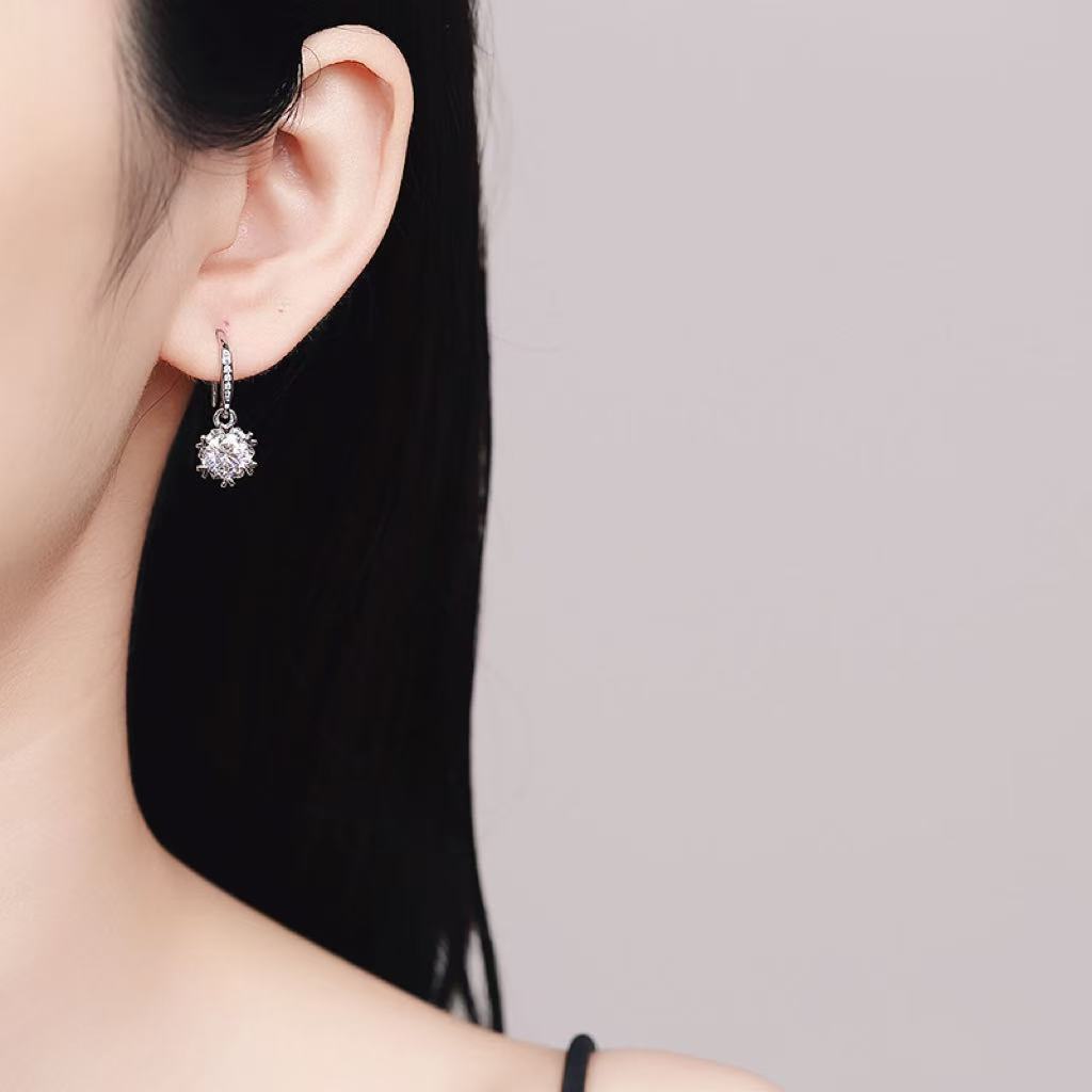 Snowflake Earrings, Women's Jewelry