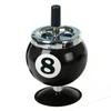 Stylish Metal Ashtray Billiards   Shape Large Capacity Windproof Ashtray for Indoor Outdoor Use