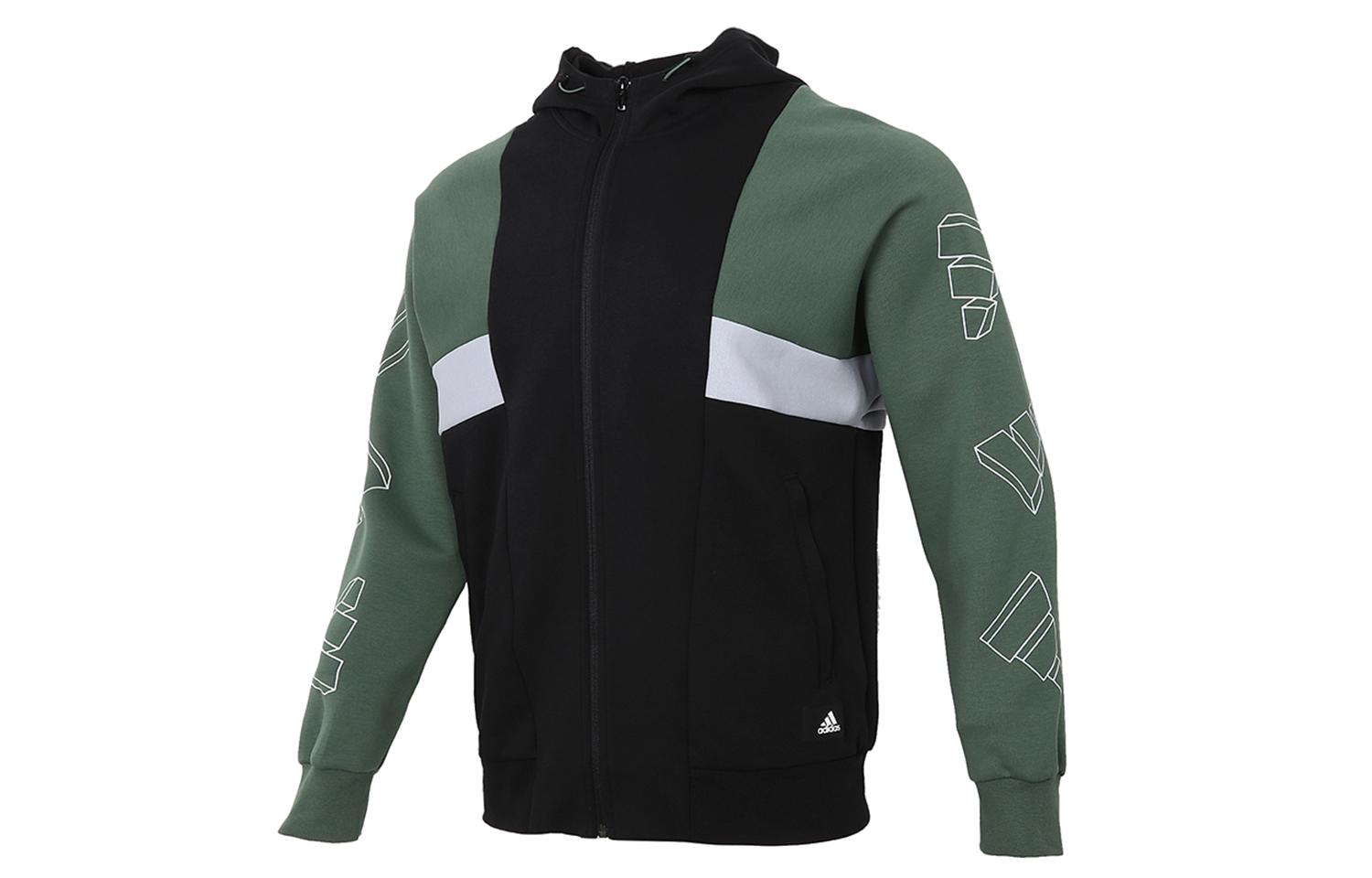 Adidas Jackets Men s Black Hooded Moderate Other GP1817 S