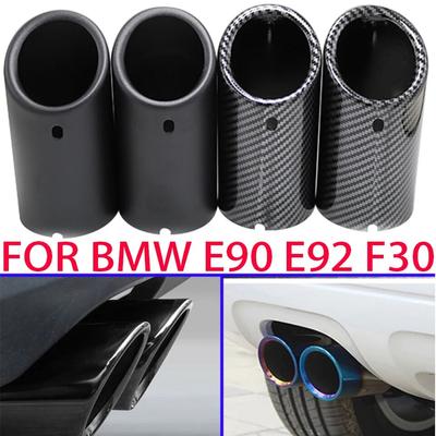 2ks 70mm Kryt koncovky výfuku pro BMW F30 2013-2018 E92 E90 Řady 3 GT 325i 328i Nerezové příslušenství