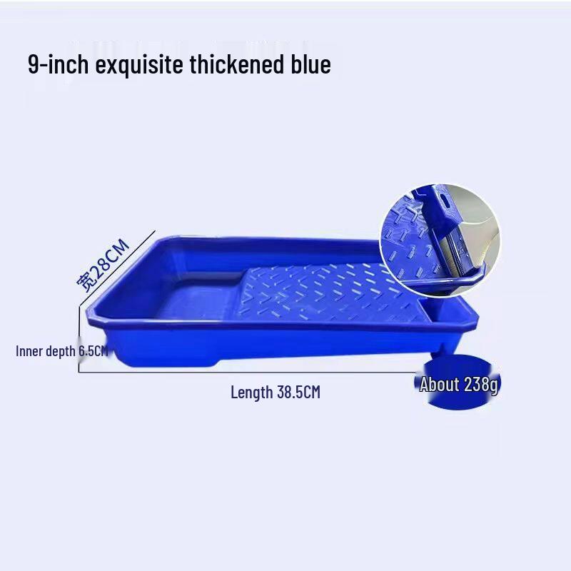 Large Capacity Thick Plastic Paint Tray for Wall Painting and Roller Application