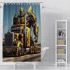 Shower Curtain Waterproof Polyester Fabric Paint Colorful Bath Curtains Transformers Autobot Home Bathroom Decor With Hook