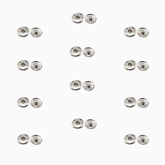 Boutons-pression - CCLKHY - FRAK-21MMY - Métal de haute qualité - Faciles à coudre - Utilisation multiple