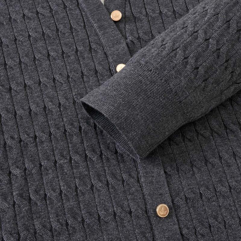 Navigare Women's Faux Two-Piece Knit Cardigan