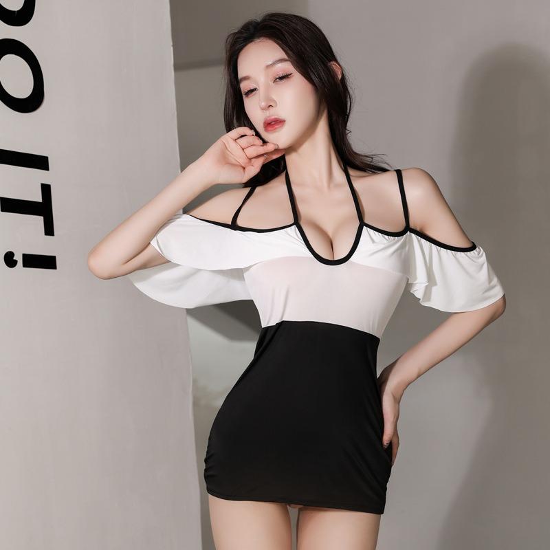 Sex Lingerie Sexy Pajamas Hip Skirt Sex Suit Secretary Bed Temptation Suspender Sex Pajama Skirt