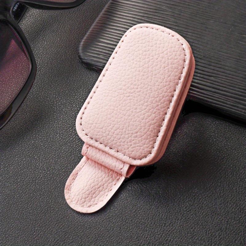 1Pc car glasses clip sunglasses clip multi-function sunglasses clip PU car glasses clip card ticket car interior clip