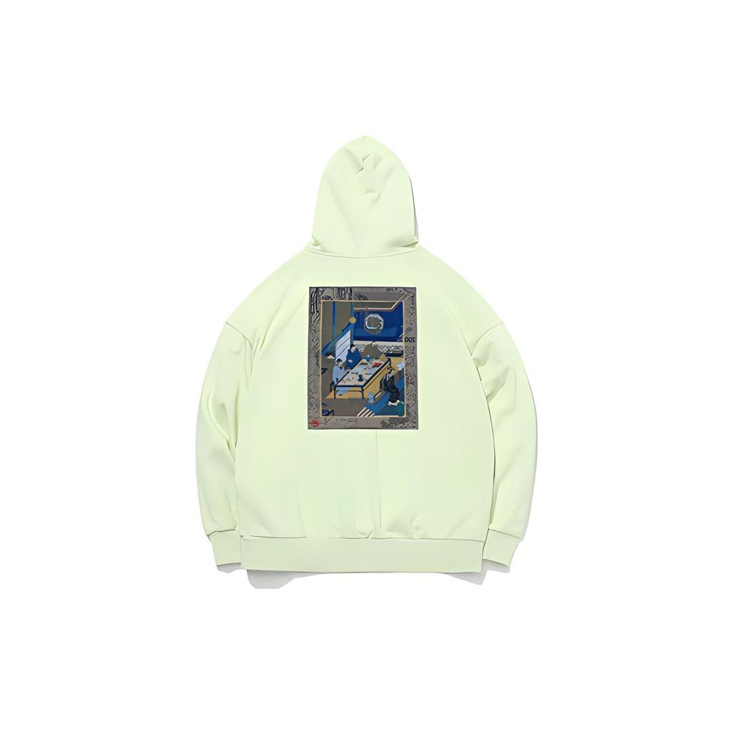 Li Ning Sweatshirt Men's Fruit Pink Green AWDQB45-2