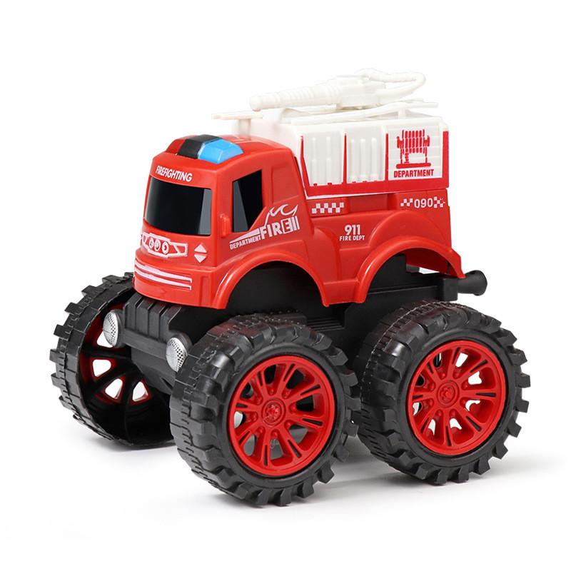 Off Road Vehicle Excavator Crane Dump Truck Fire Truck Children Toys Car For Kids Construction And Rescue Play