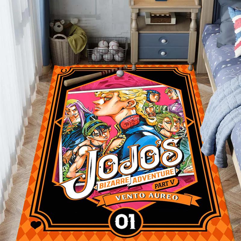 JoJo's Bizarre Adventure: Epic Characters Vibrant Art carpet Living room and bedroom mats printing Christmas gifts Fashion Art