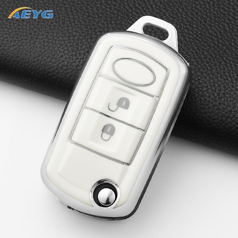 Mode TPU Autosleutelhoes Cover Shell Voor Range Rover Sport Vouge Land Rover Discovery 3 2006 2007 2008 2009 Keyless Accessoires