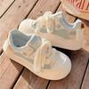 Sweet Platform White Shoes Women's Double Net 2025 New Chic Niche Korean Version Board Shoes Versatile Sports Bread Shoes