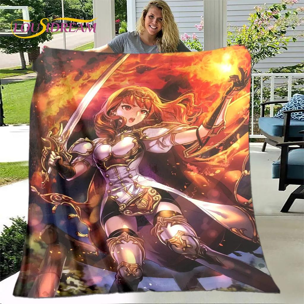 Game Fire Emblem Series Gamer Soft Plush Blanket,Flannel Blanket Throw Blanket for Living Room Bedroom Bed Sofa Picnic Cover Kid