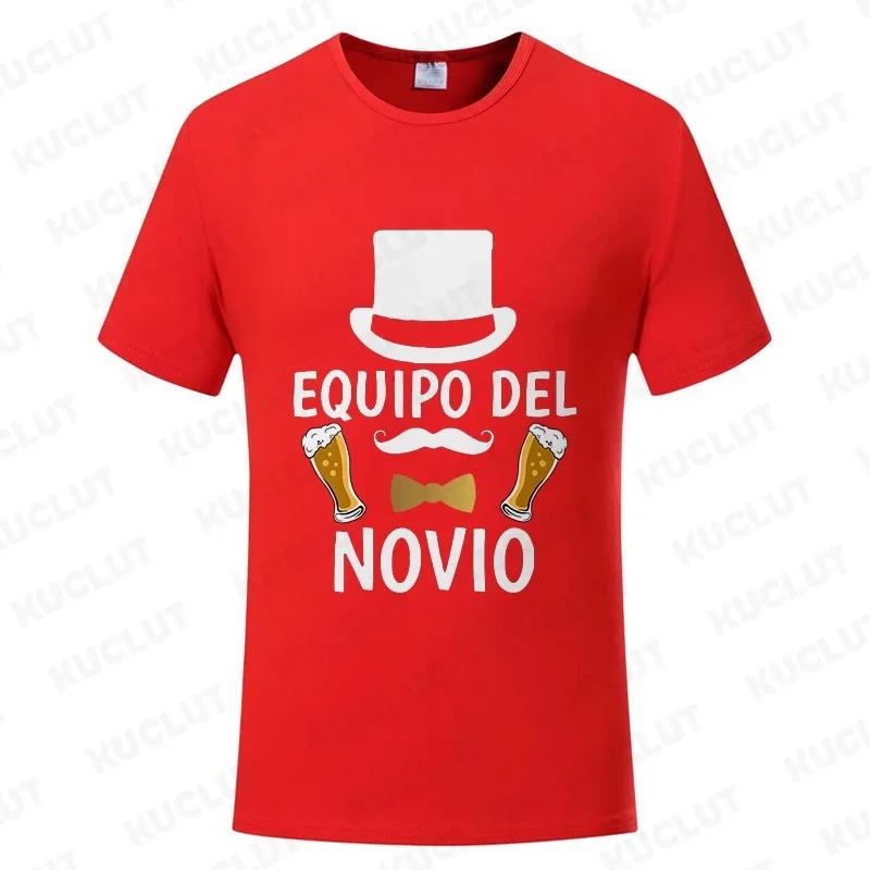 Spanish DDS Bachelor Party Best Unisex Tshirt Team EVG Groom GroomsUnisex Tshirt Boyfriend Single Farewell Tees Funny Beer Y2k Tops