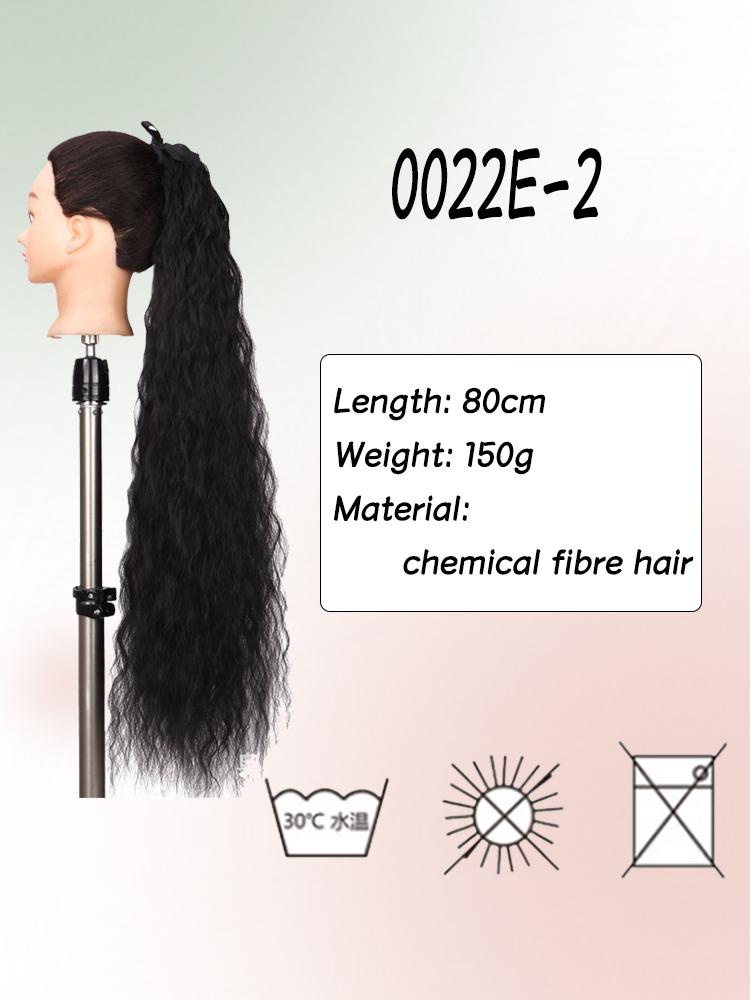 Wig Ponytail Tie Cornrows Ponytail Wig Piece Women High Temperature Silk Stretch Lace Inner Mesh Tie Ponytail