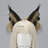 Handmade Plush Animal Ear Headband Cosplay Anime Convention - Lynx Cat Ears Hair Accessory In Sweet Kawaii Style