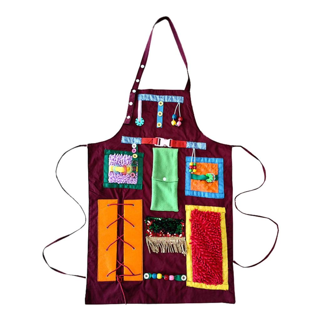 Denim Apron Chef Canvas Apron Kids Adult Multifuntional For Hair Stylist Cafes Bars Woodworking Children'S Painting Room